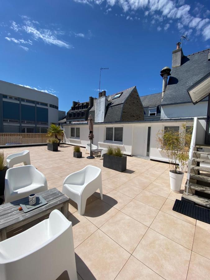 Votre Mini Maison En Plein Coeur Du Centre Ville -Terrasse - Et Parking Prive Sur Place Clos - Draps Et Menage Inclus Concarneau Exteriör bild